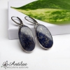 Klasyczne kolczyki z lapis lazuli, antilae
