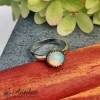 Maleńki pierścionek z opalem, rozmiar 15